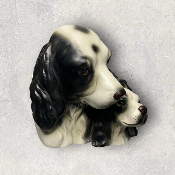 1960s Napcoware 8953 Ceramic Cocker Spaniel Dogs Planter – MCM Japan - Picture 3 of 9